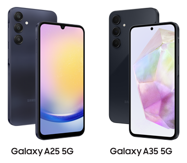 Samsung Galaxy A25 5G and Galaxy A35 5G